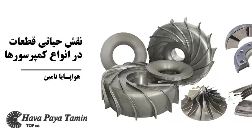 نقش حیاتی قطعات کمپرسور در صنایع و انتخاب بهترین تامین‌کننده