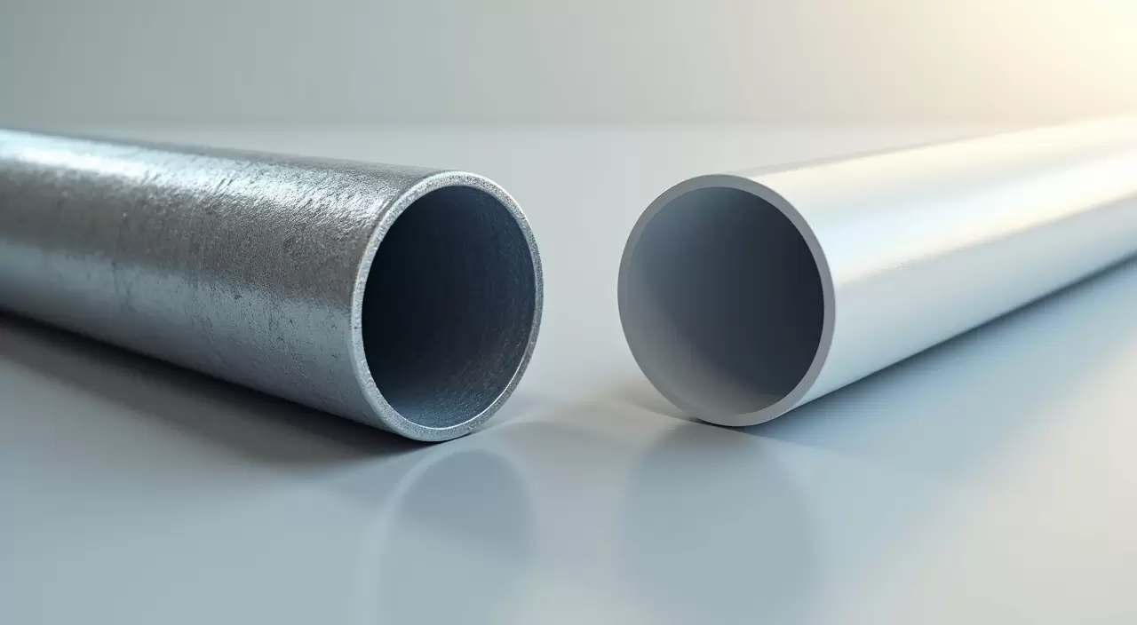 مزایا و معایب استفاده از لوله گالوانیزه در مقایسه با لوله‌های PVC